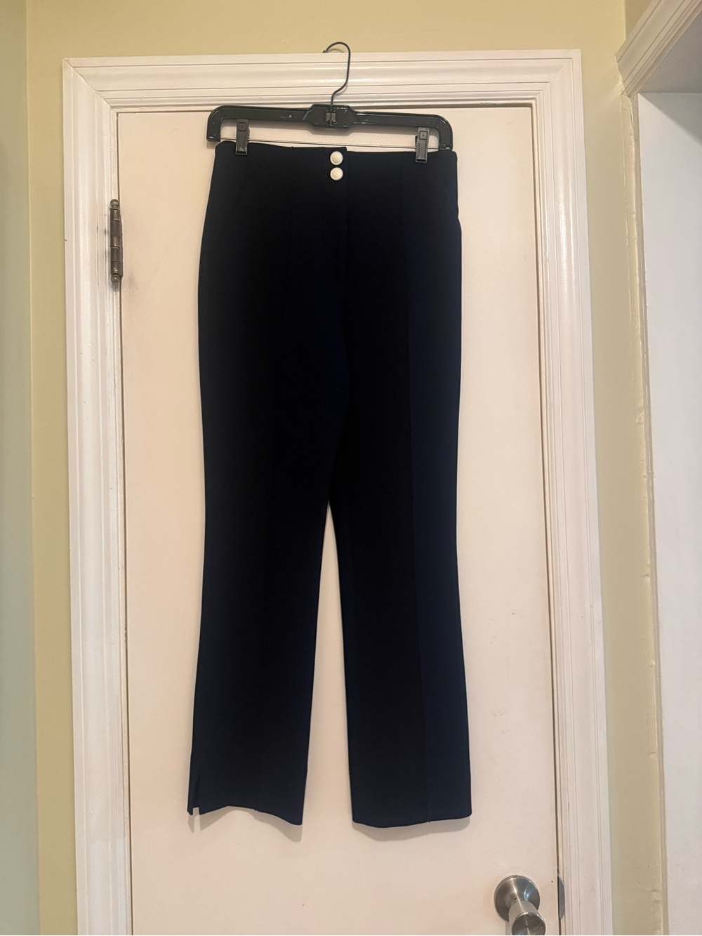 Veronica Beard Navy Straight leg Pants